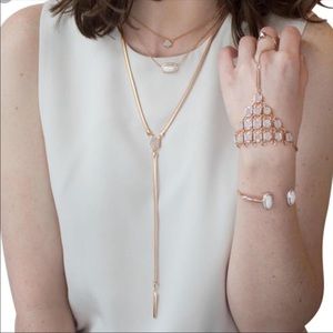 Kendra Scott Rose Starla Y Necklace in Gold